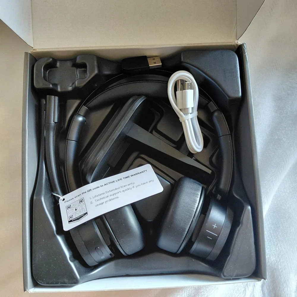 Soothielec Wireless Headset KH156M V5.2 Bluetooth Headset with Noise Canceling